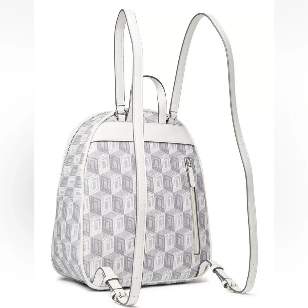 Karl Lagerfeld Paris‎ White/Grey Adele Backpack Women’s